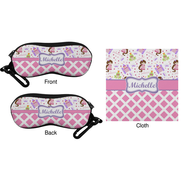 Princess & Diamond Print Eyeglass Case & Cloth (Approval)