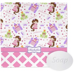 Princess & Diamond Print Washcloth (Personalized)
