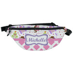 Princess & Diamond Print Fanny Pack - Classic Style (Personalized)