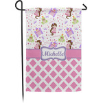 Princess & Diamond Print Garden Flag (Personalized)