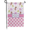 Princess & Diamond Print Garden Flag & Garden Pole