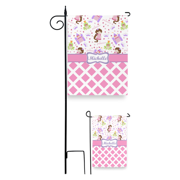 Princess & Diamond Print Garden Flag - PARENT/MAIN