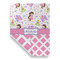 Princess & Diamond Print Garden Flags - Large - Double Sided - FRONT FOLDED