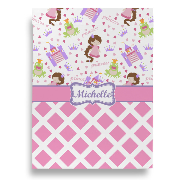 Princess & Diamond Print Garden Flags - Large - Single Sided - FRONT