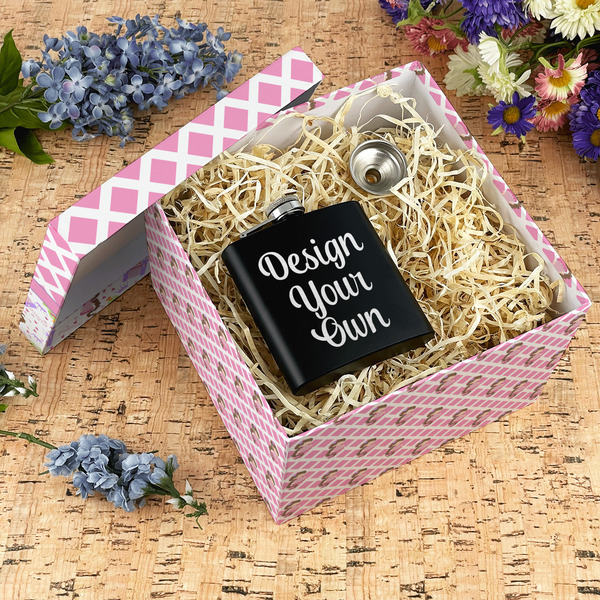 Princess & Diamond Print Gift Boxes with Lid - Canvas Wrapped - X-Large - In Context