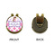 Princess & Diamond Print Golf Ball Hat Clip Marker - Apvl - GOLD