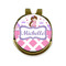 Princess & Diamond Print Golf Ball Marker - Hat Clip - Gold