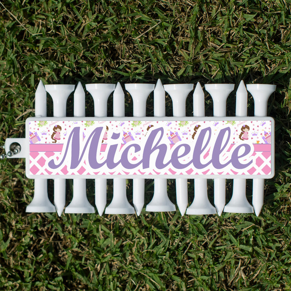 Custom Princess & Diamond Print Golf Tees & Ball Markers Set (Personalized)