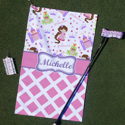 Princess & Diamond Print Golf Towel Gift Set (Personalized)