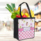 Princess & Diamond Print Grocery Bag - LIFESTYLE