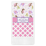 Princess & Diamond Print Guest Towels - Full Color (Personalized)