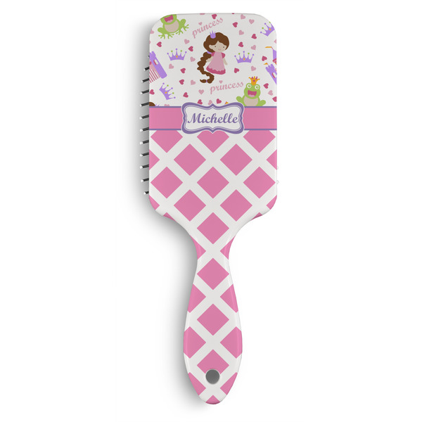 Custom Princess & Diamond Print Hair Brushes (Personalized)