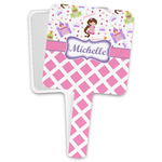 Princess & Diamond Print Hand Mirror (Personalized)