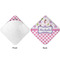 Princess & Diamond Print Hooded Baby Towel- Approval