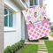 Princess & Diamond Print House Flags - Double Sided - LIFESTYLE