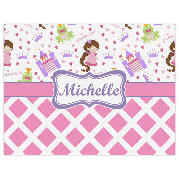 Princess & Diamond Print Indoor / Outdoor Rug - 6'x8' - Front Flat