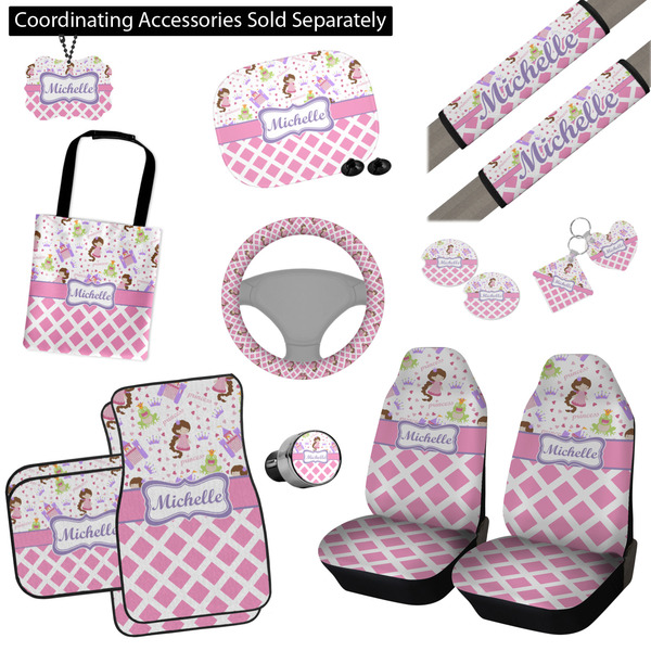 Princess & Diamond Print Interior Car Accessories