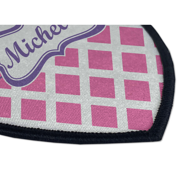 Princess & Diamond Print Iron on Shield 3 Detail