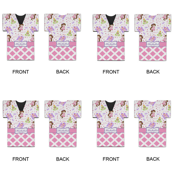 Princess & Diamond Print Jersey Bottle Cooler - Set of 4 - APPROVAL