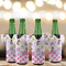 Princess & Diamond Print Jersey Bottle Cooler - Set of 4 - LIFESTYLE