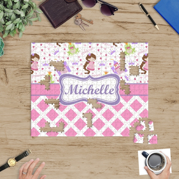 Princess & Diamond Print Jigsaw Puzzle 500 Piece - In Context