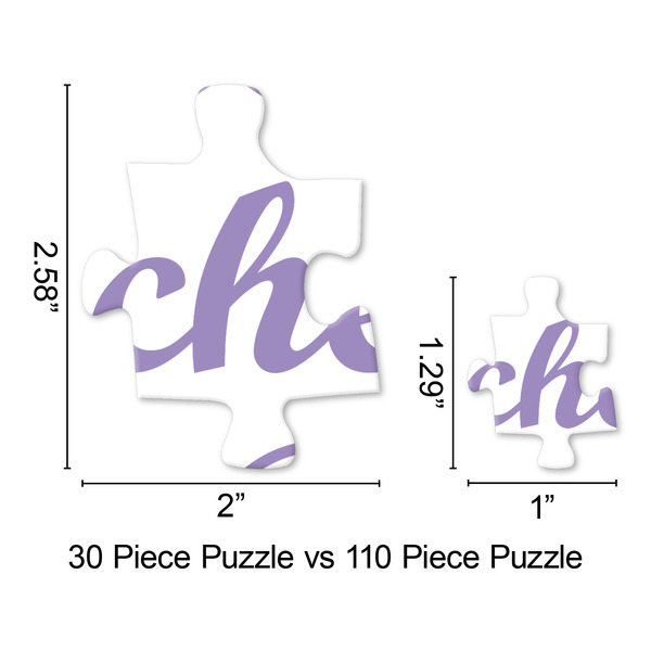 Princess & Diamond Print Jigsaw Puzzle - Piece Comparison