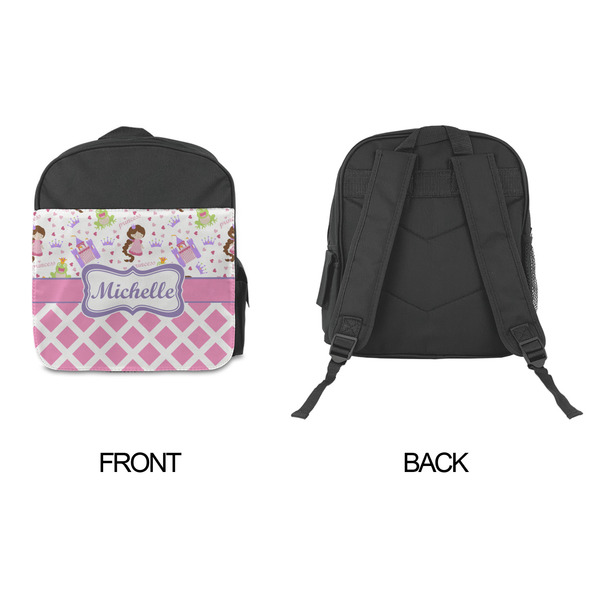 Princess & Diamond Print Kid's Backpack - Approval