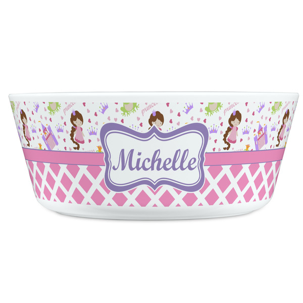 Princess & Diamond Print Kids Bowls - FRONT