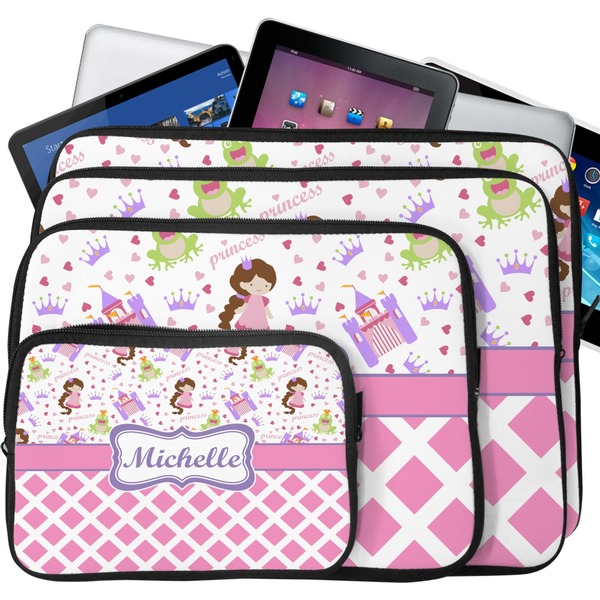 Princess & Diamond Print Laptop Case Sizes