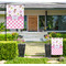 Princess & Diamond Print Large Garden Flag - LIFESTYLE