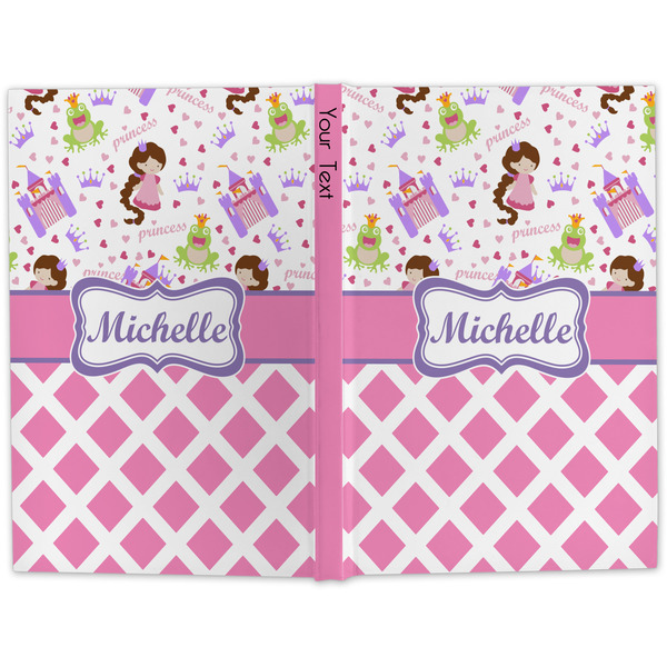 Princess & Diamond Print Large Hard Cover Journal - Apvl