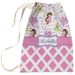 Princess & Diamond Print Laundry Bag - Large (Personalized)