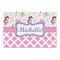 Princess & Diamond Print Large Rectangle Car Magnet (Personalized)