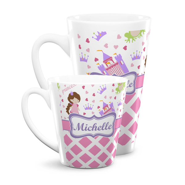 Princess & Diamond Print Latte Mugs Main