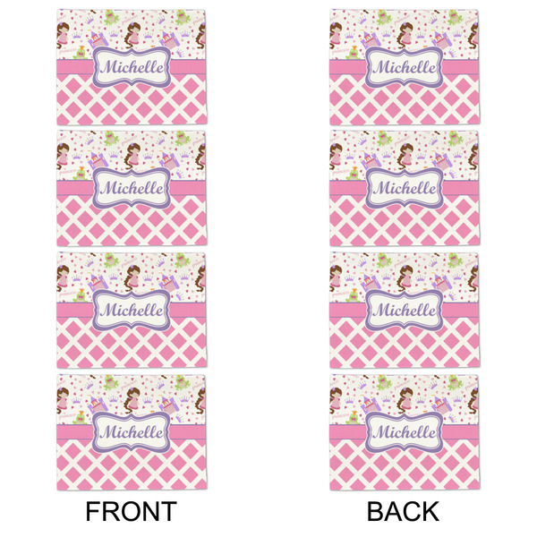 Princess & Diamond Print Linen Placemat - APPROVAL Set of 4 (double sided)