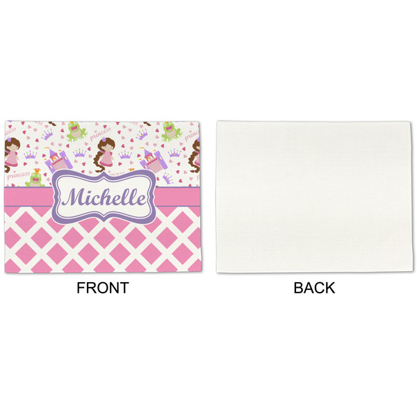 Princess & Diamond Print Linen Placemat - APPROVAL Single (single sided)