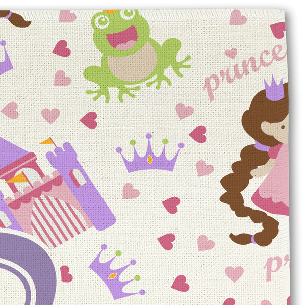Princess & Diamond Print Linen Placemat - DETAIL