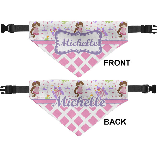 Princess & Diamond Print Medium Dog Bandana Approval