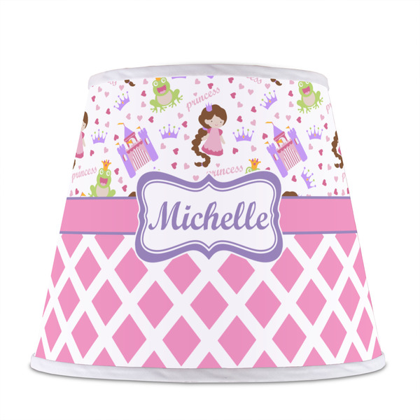 Princess & Diamond Print Poly Film Empire Lampshade - Front View