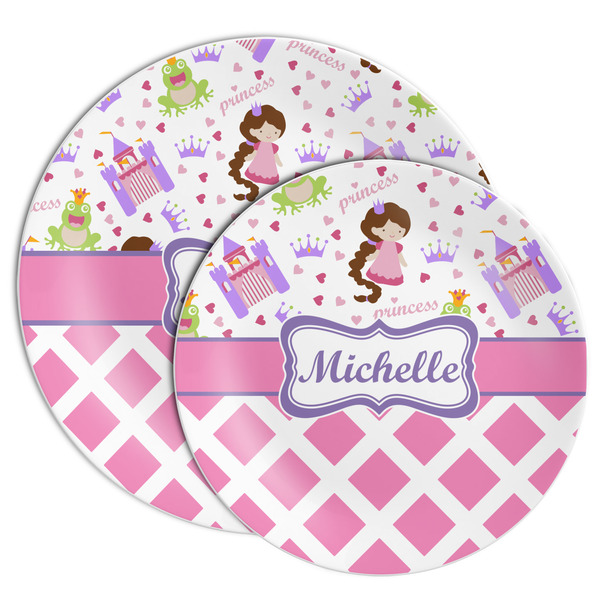 Princess & Diamond Print Melamine Plates - PARENT/MAIN