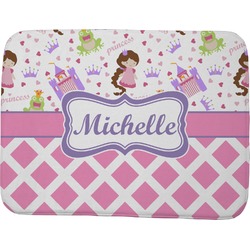 Princess & Diamond Print Memory Foam Bath Mat - 48"x36" (Personalized)