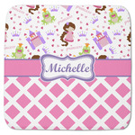 Princess & Diamond Print Memory Foam Bath Mat - 48"x48" (Personalized)