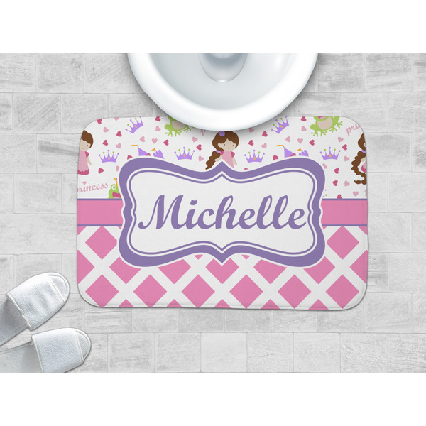 Princess & Diamond Print Memory Foam Bath Mat - LIFESTYLE 34x21