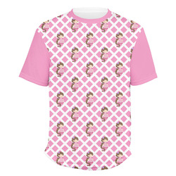 Princess & Diamond Print Men's Crew T-Shirt (Personalized)