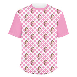 Princess & Diamond Print Men's Crew T-Shirt - Large
