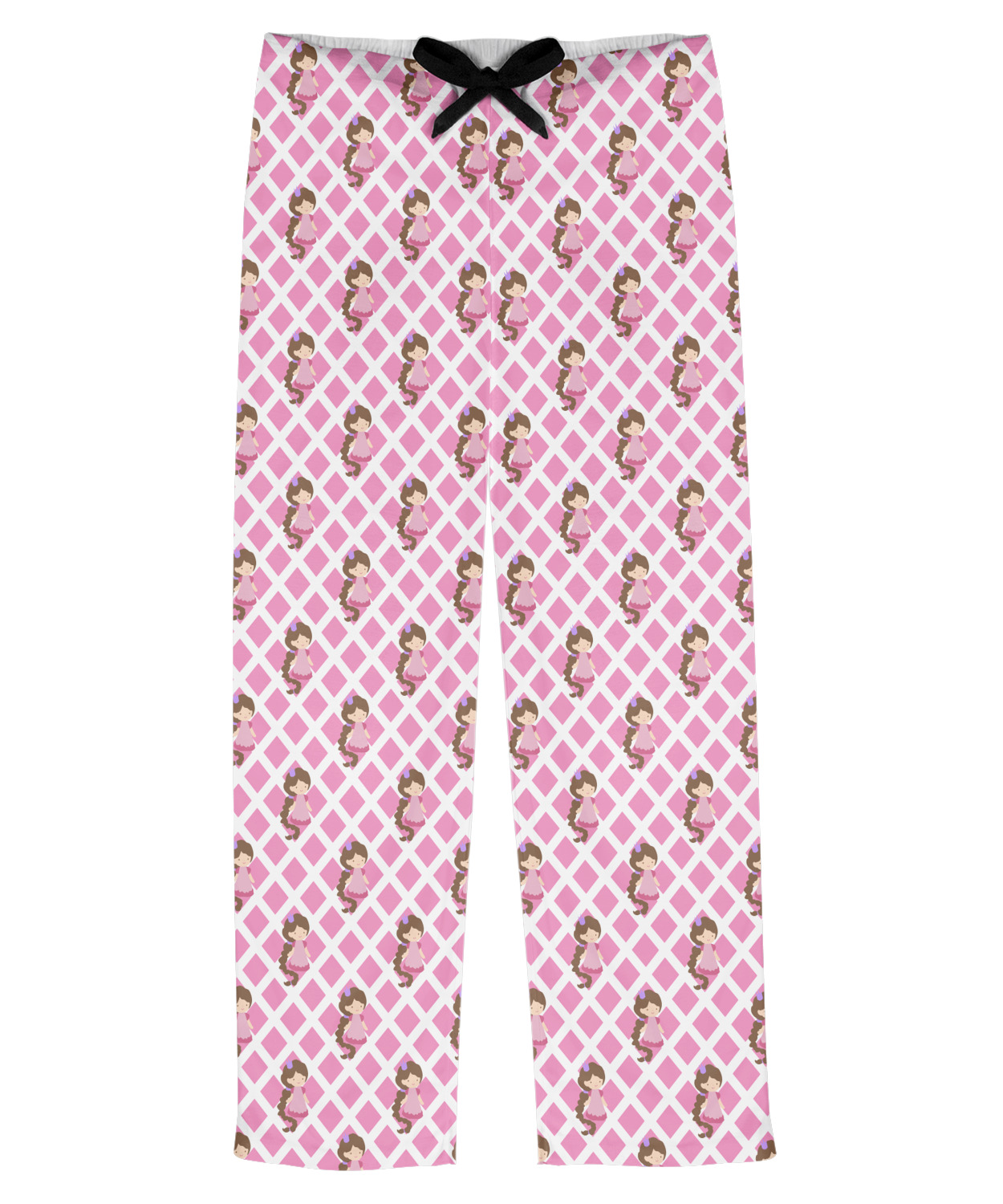 Princess & Diamond Print Mens Pajama Pants - 2XL (Personalized ...