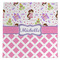Princess & Diamond Print Microfiber Dish Towel (Personalized)