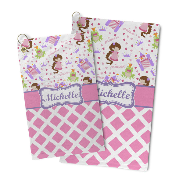 Princess & Diamond Print Microfiber Golf Towel - PARENT/MAIN