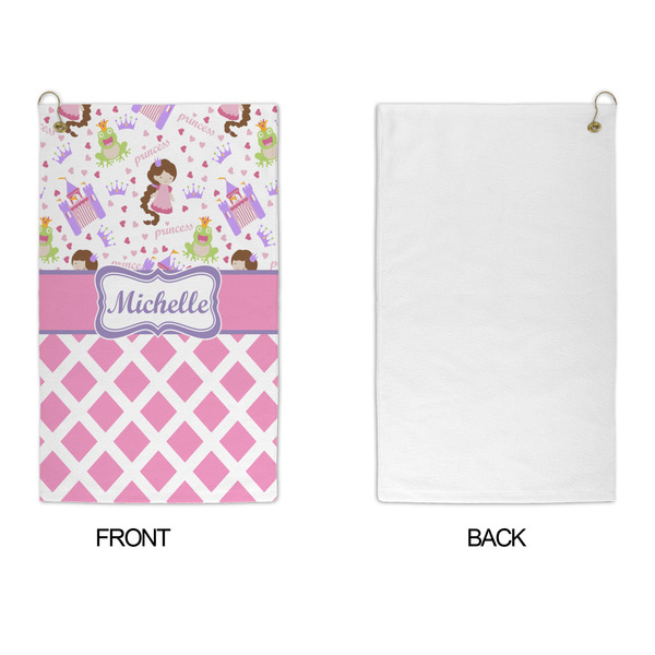 Princess & Diamond Print Microfiber Golf Towels - APPROVAL