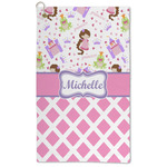 Princess & Diamond Print Microfiber Golf Towel (Personalized)